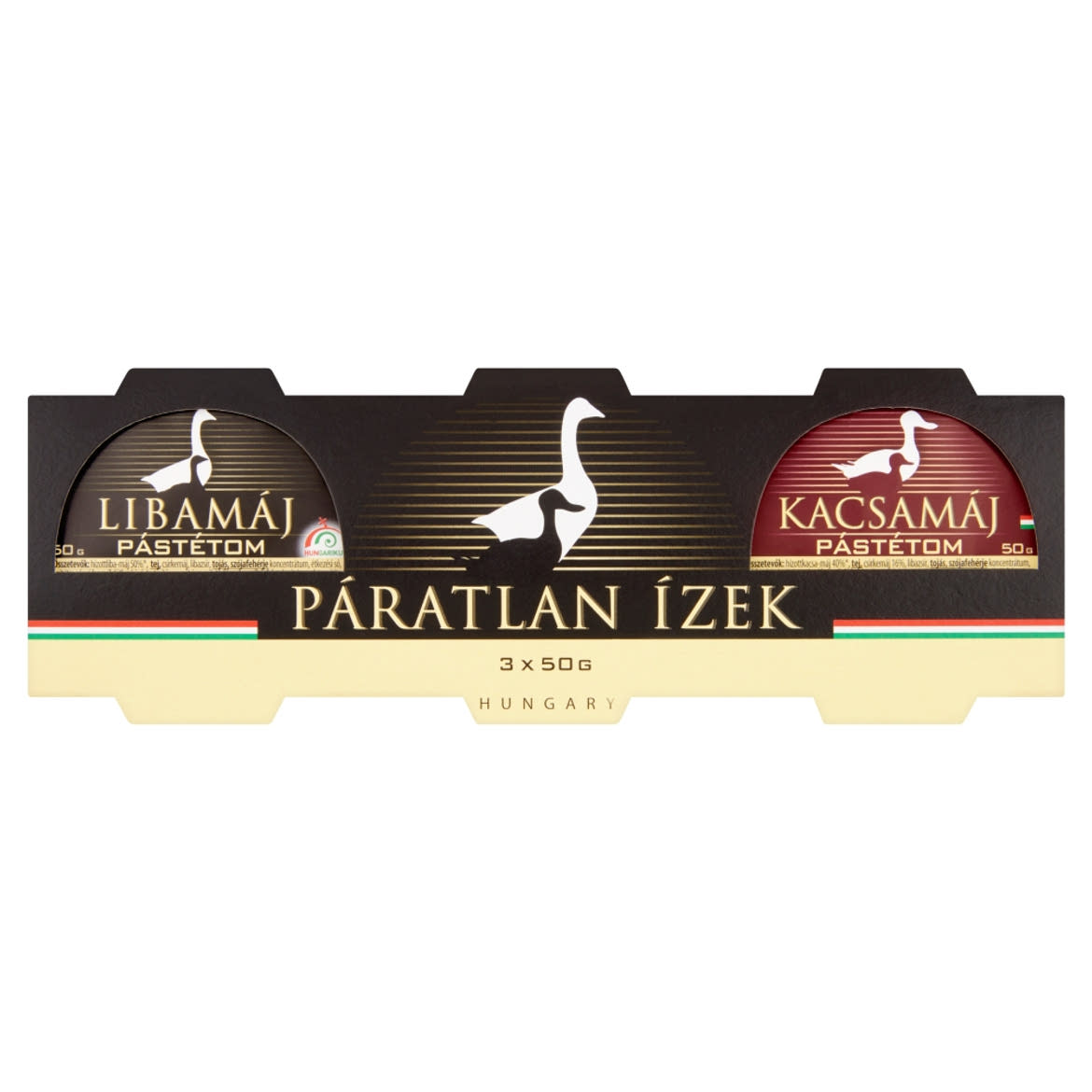 Liba- és kacsamáj pástétom 3 x