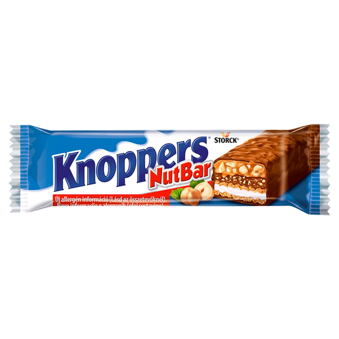 Knoppers Nutbar csokolÃ¡dÃ©szelet