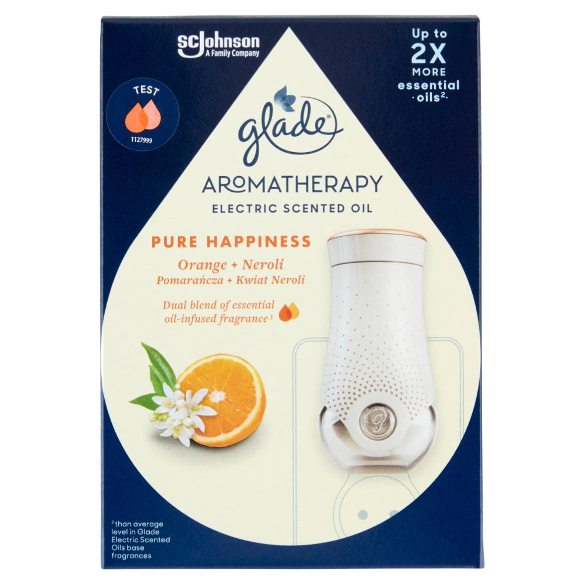 Glade Aromatherapy Pure Happiness elektromos légfrissítő készülék illóolajjal
