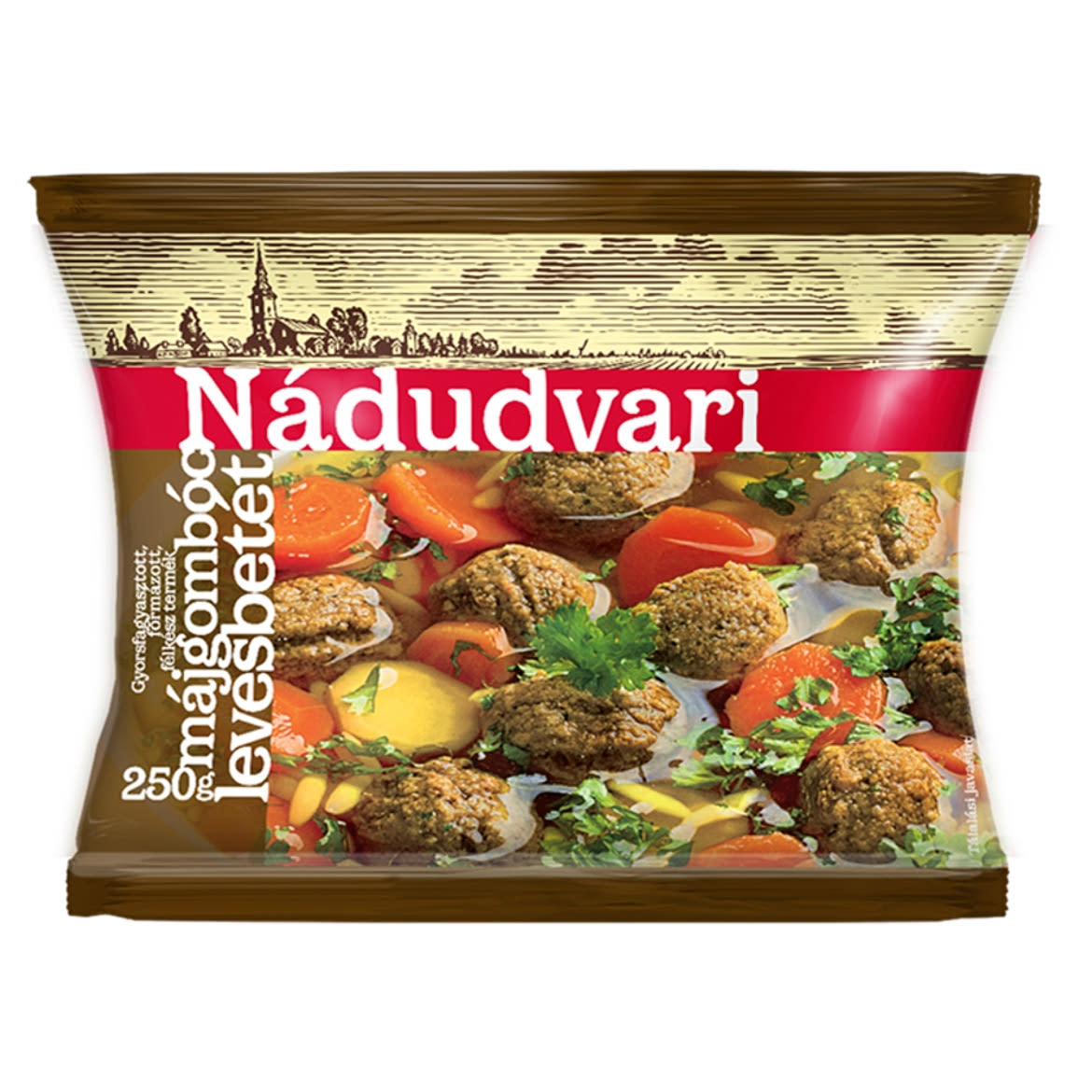 Nádudvari gyorsfagyasztott májgombóc levesbetét