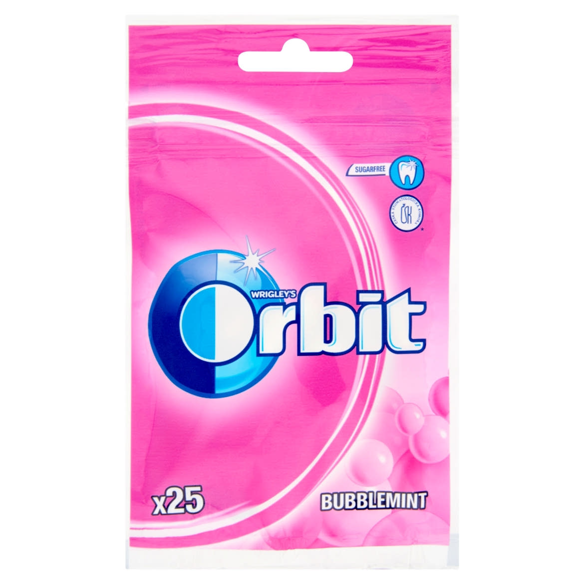Orbit Bubblemint Bag gyümölcs- és mentaízű rágógumi