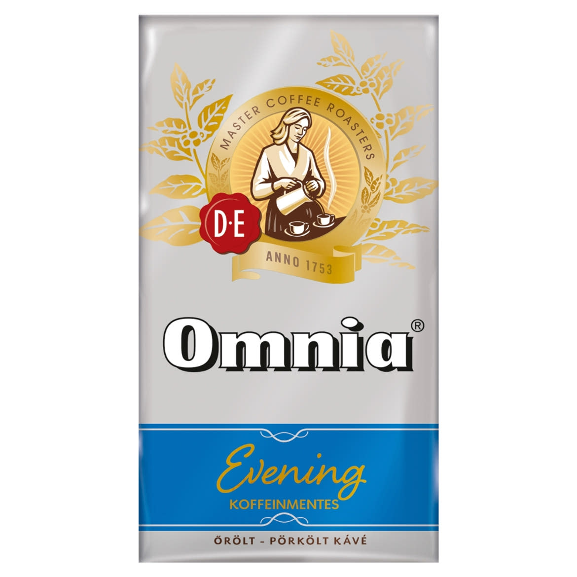 Douwe Egberts Omnia Evening koffeinmentes őrölt-pörkölt kávé