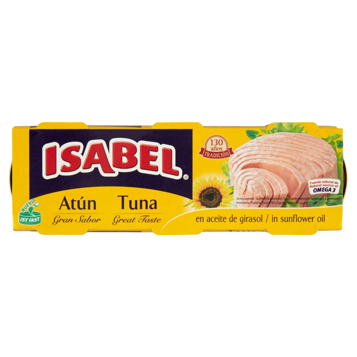 Isabel tonhal napraforgó-étolajban 3 x  (240 g)