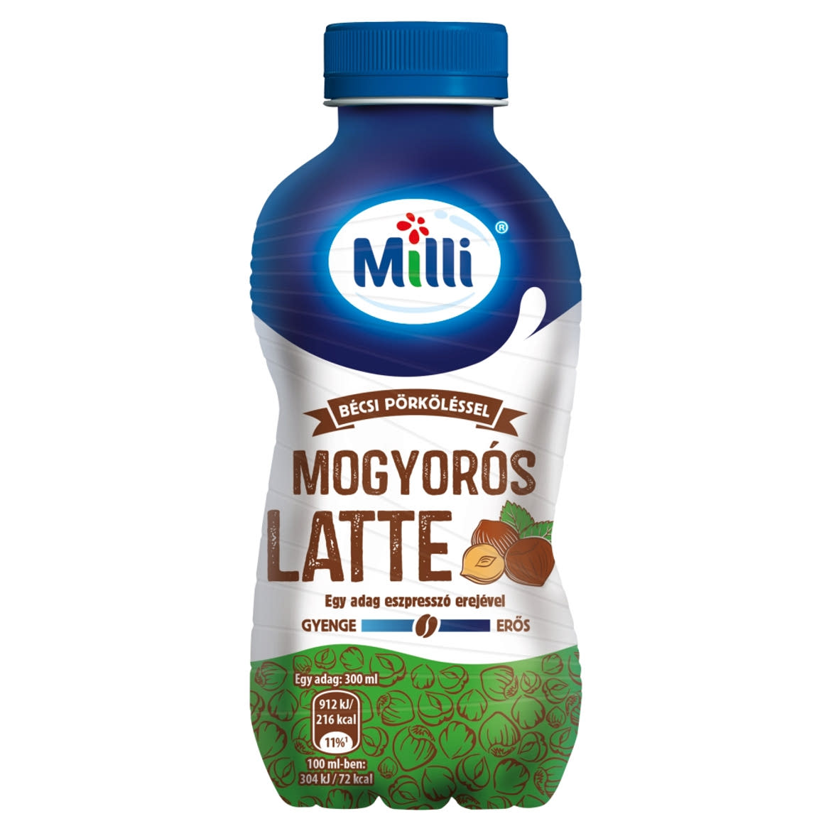 Milli UHT félzsíros mogyorós latte