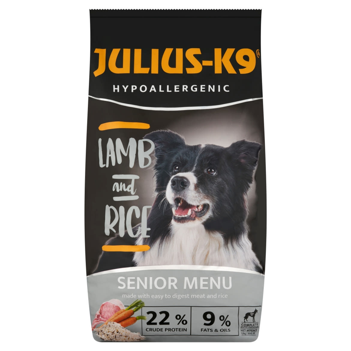 Julius-K9 Hypoallergenic Senior Menu bárány és rizs