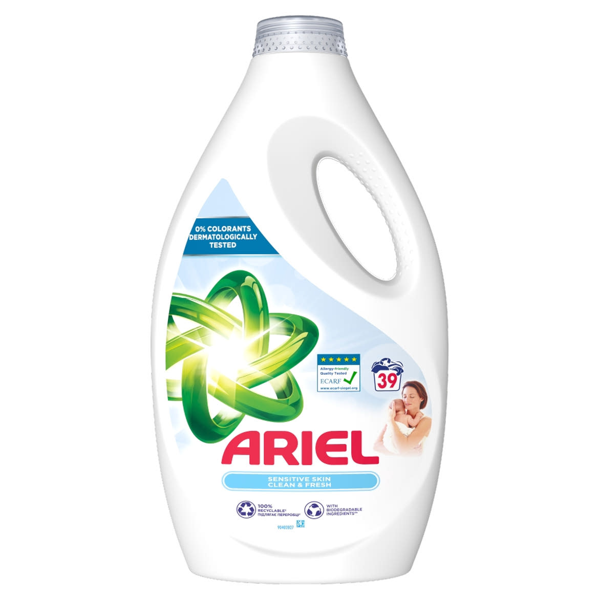 Ariel Folyékony Mosószer, Sensitive Skin Clean & Fresh, 39 mosás