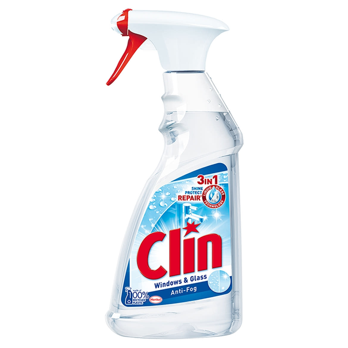 Clin 3in1 Anti-fog Ablaktisztító szórófejes