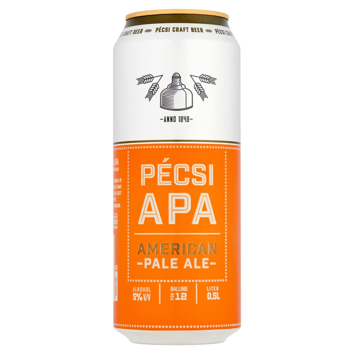 Pécsi Craft APA szűretlen minőségi világos sör 5%