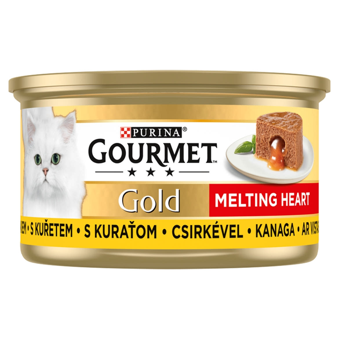 Gourmet Gold Melting Heart csirkével nedves macskaeledel