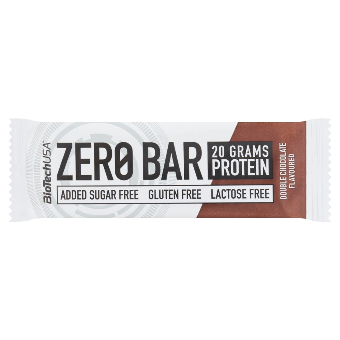 BioTechUSA Zero Bar dupla csokoládé ízű magas fehérjetartalmú szelet édesítőszerekkel