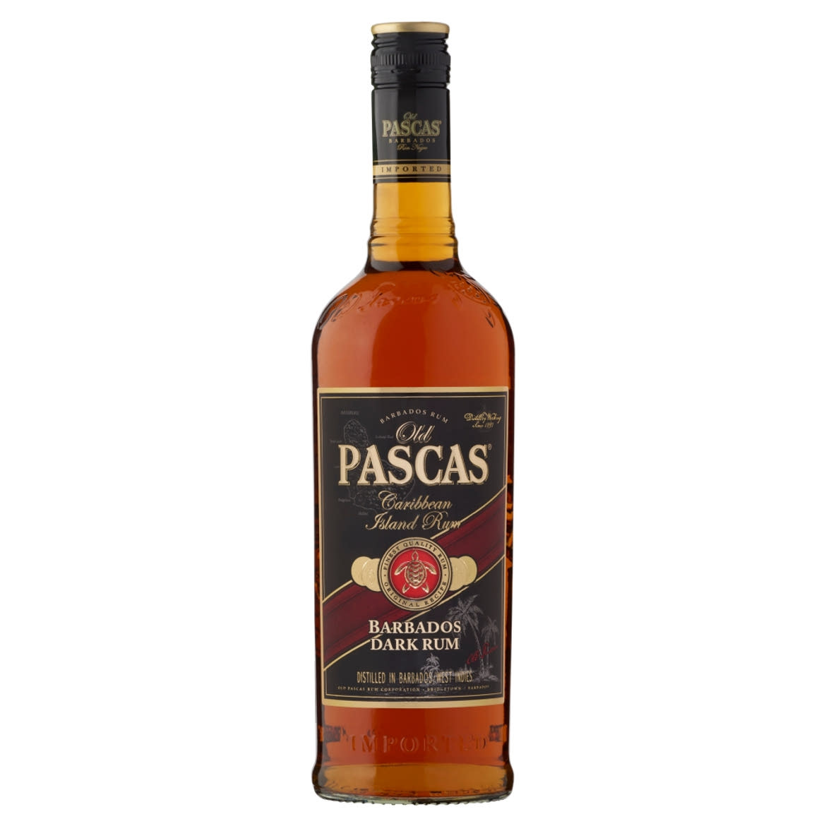 Old Pascas karibi sötét rum 37,5% 0,7 l