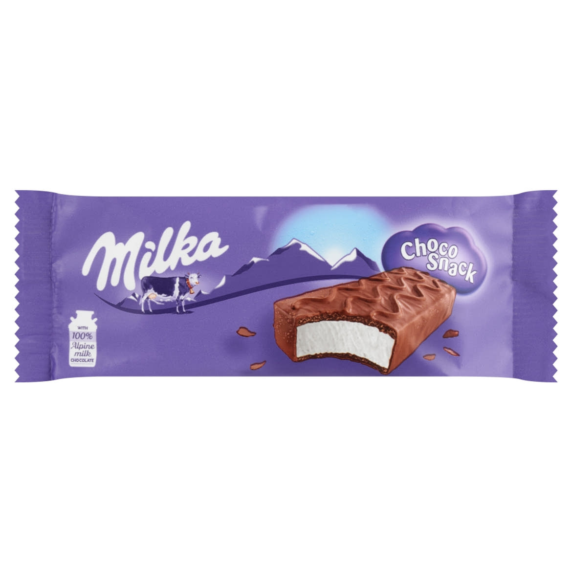 Milka tejes krémmel töltött sütemény alpesi tejcsokoládéval 32 g