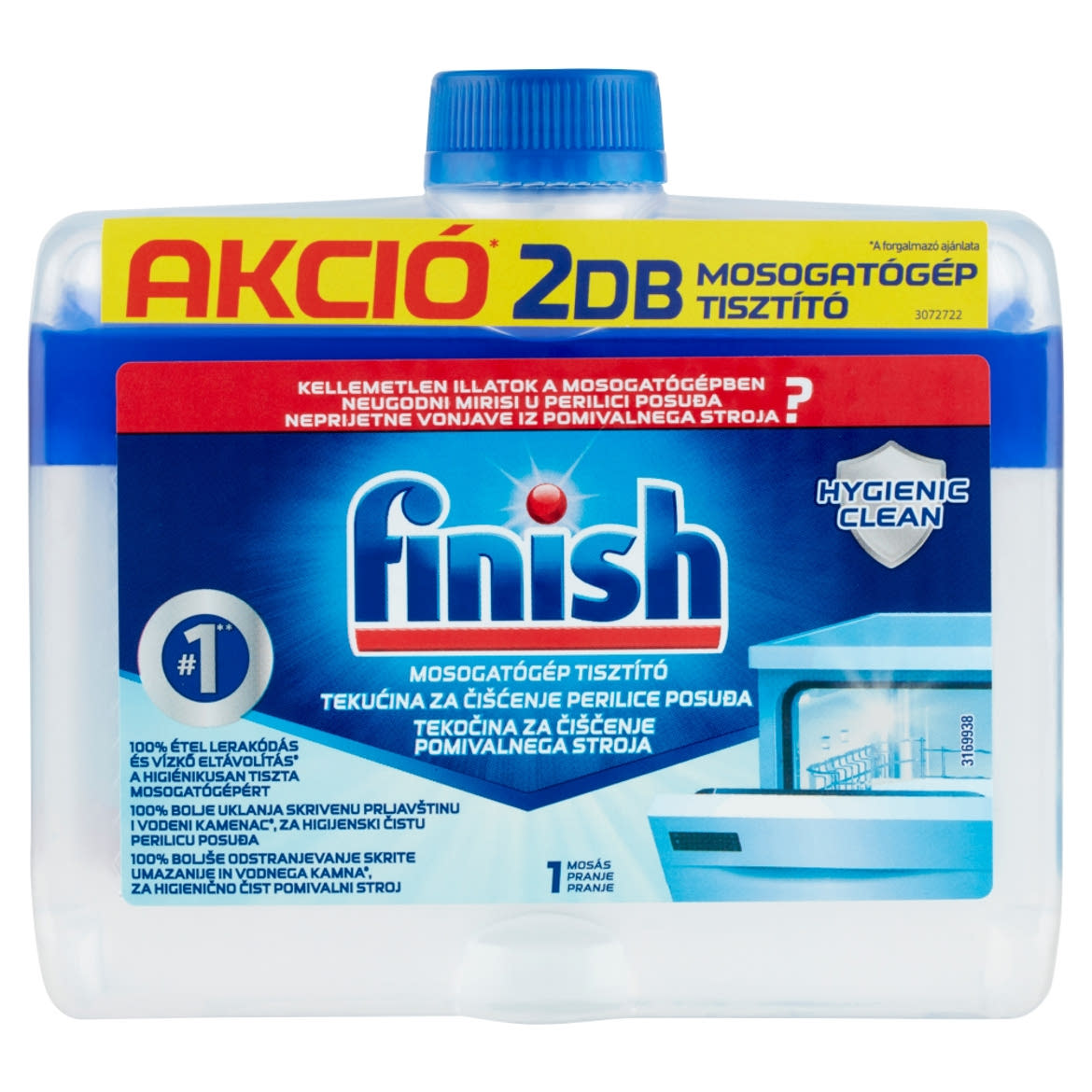 Finish mosogatógép tisztító 2 x 250 ml