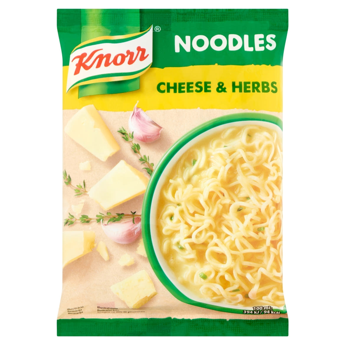 Knorr Noodles sajtos instant tészta 61 g