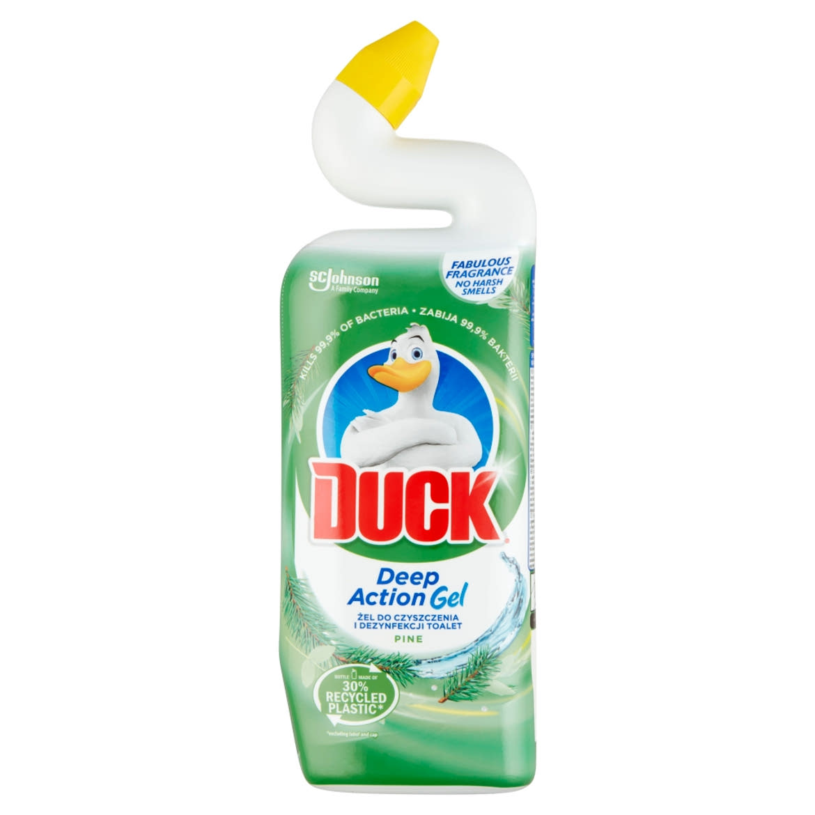 Duck Deep Action Gel WC-tisztító fertőtlenítő gél fenyő illattal