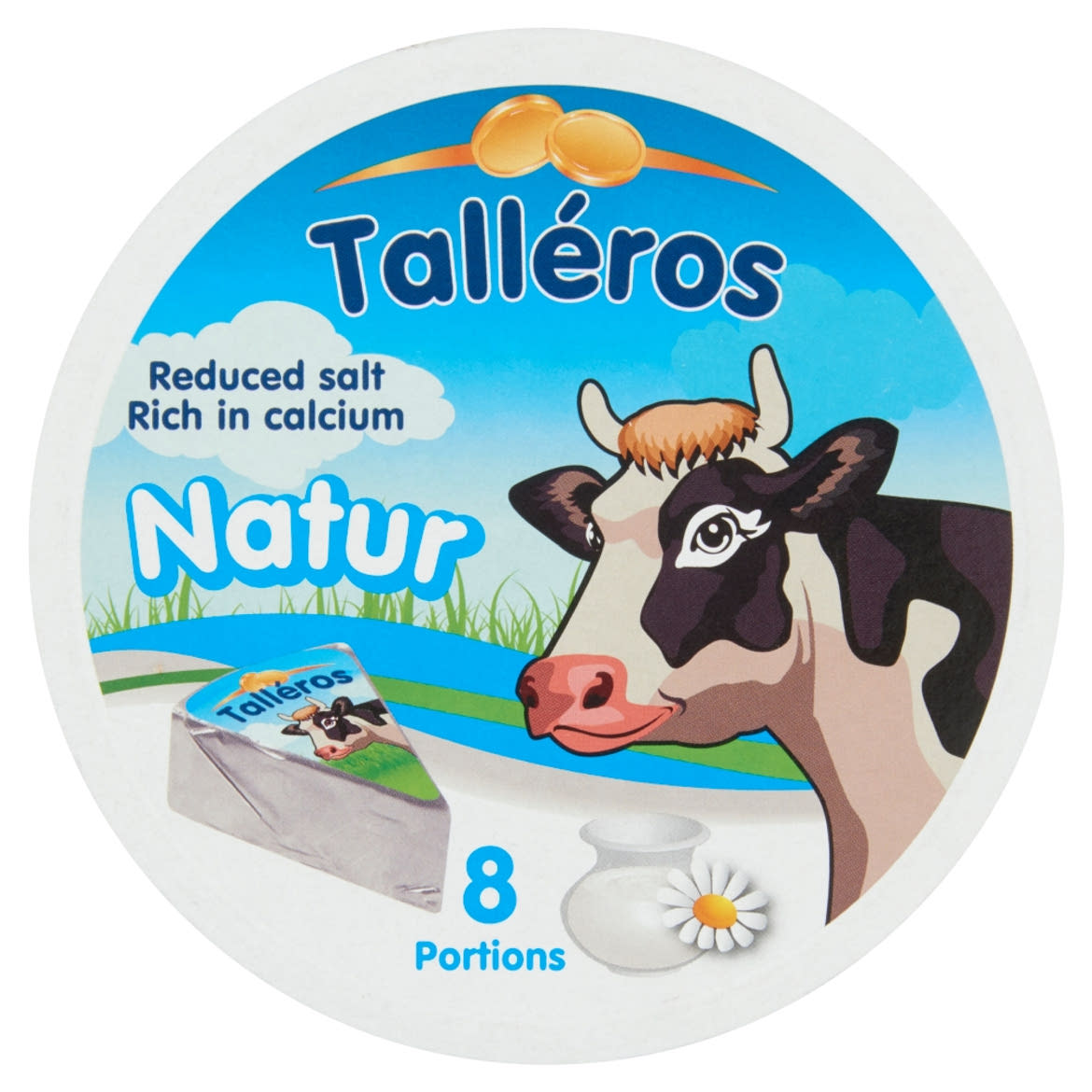 Talléros kenhető, félzsíros, ömlesztett sajt 8 db 140 g