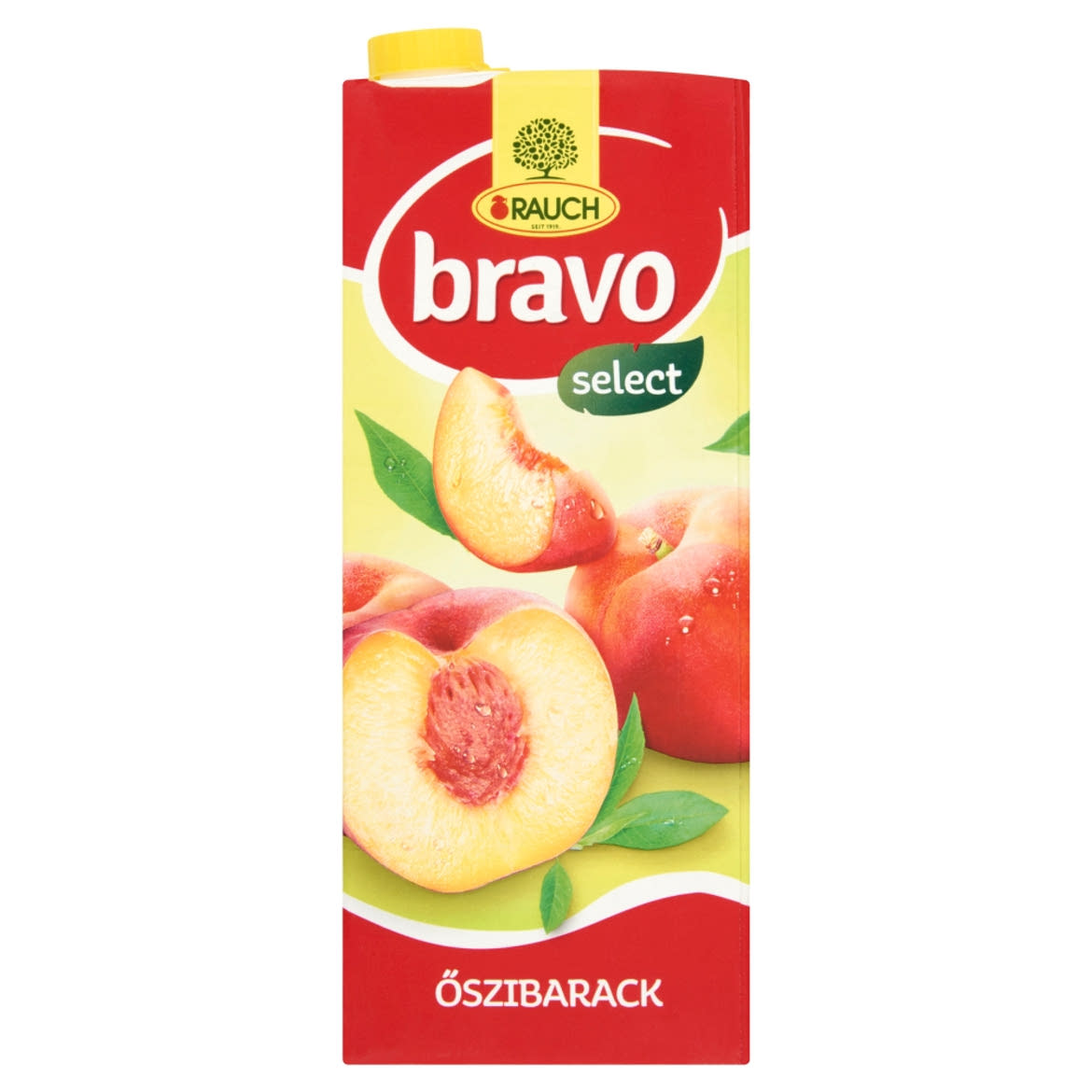 Rauch Bravo őszibarack gyümölcsital cukorral és édesítőszerekkel, C-vitaminnal