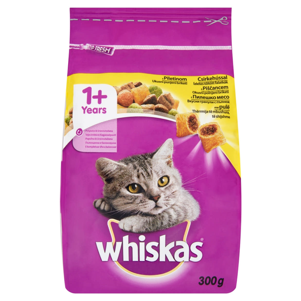 Whiskas száraz állateledel macskák számára csirkehússal