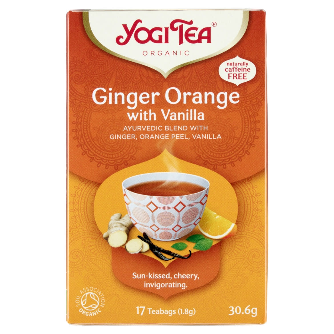 Yogi Tea BIO narancsos gyömbér tea vaníliával