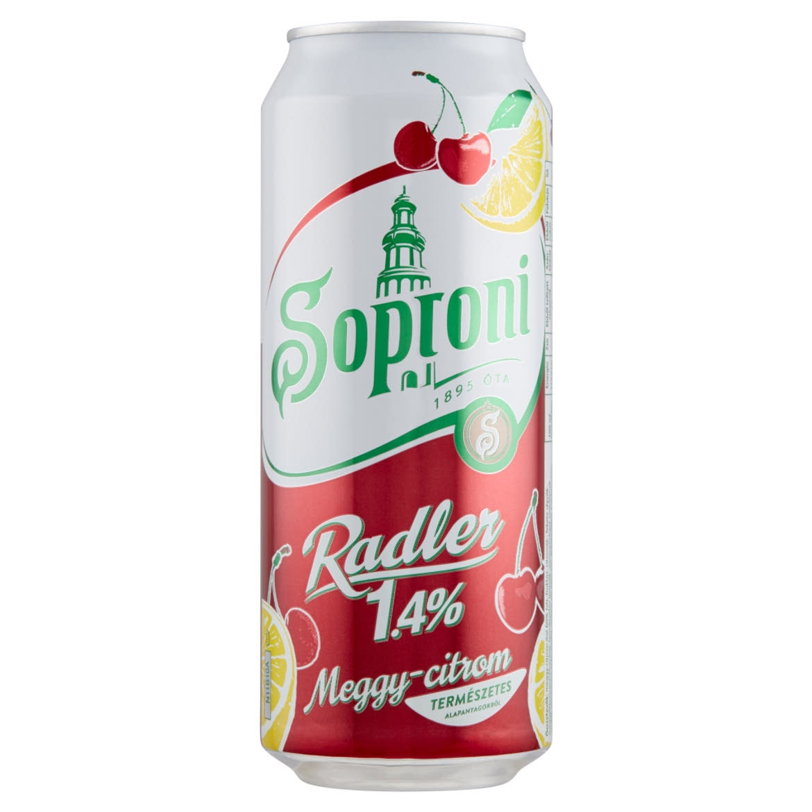 Soproni Radler meggy-citromos sörital 1,4%