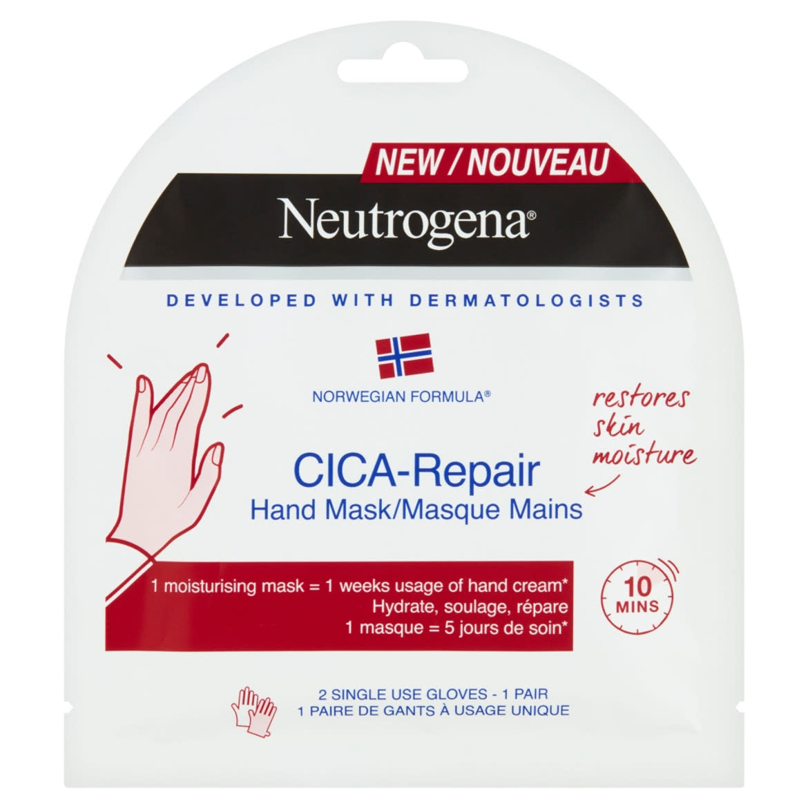 Neutrogena Norvég Formula CICA regeneráló kézmaszk