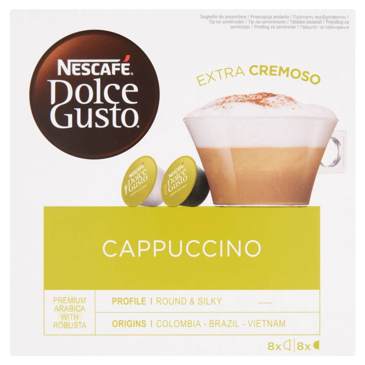 NESCAFÉ Dolce Gusto Cappuccino tej- és kávékapszula 8 csésze