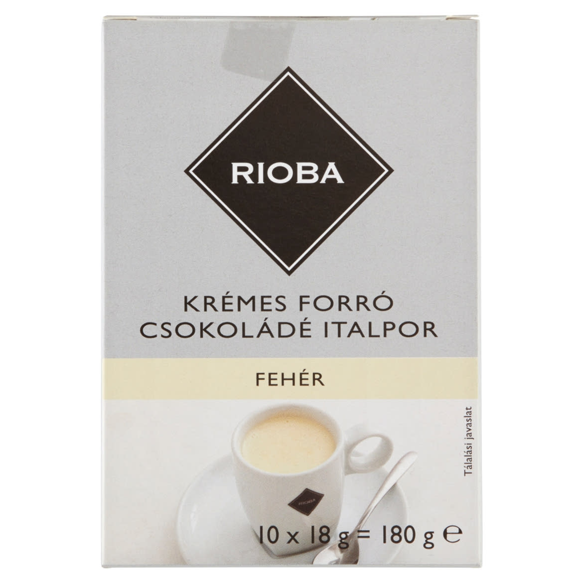 Rioba fehér krémes forró csokoládé italpor 10 x (180 g)