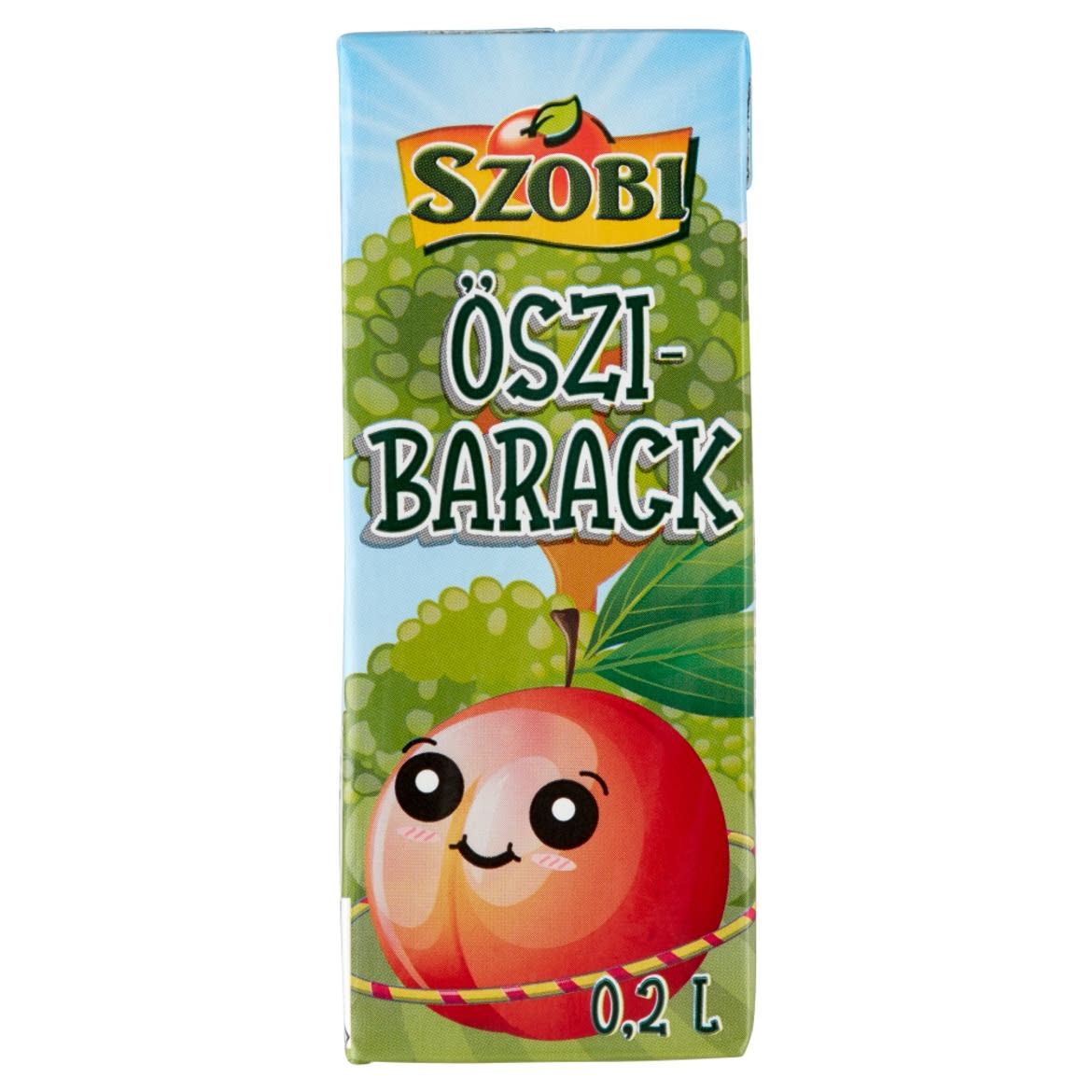 Szobi rostos őszibarack ital cukorral és édesítőszerekkel