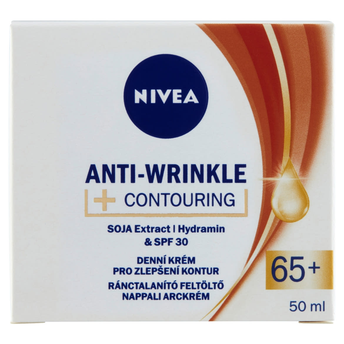 NIVEA Anti Wrinkle 65+ nappali arckrém