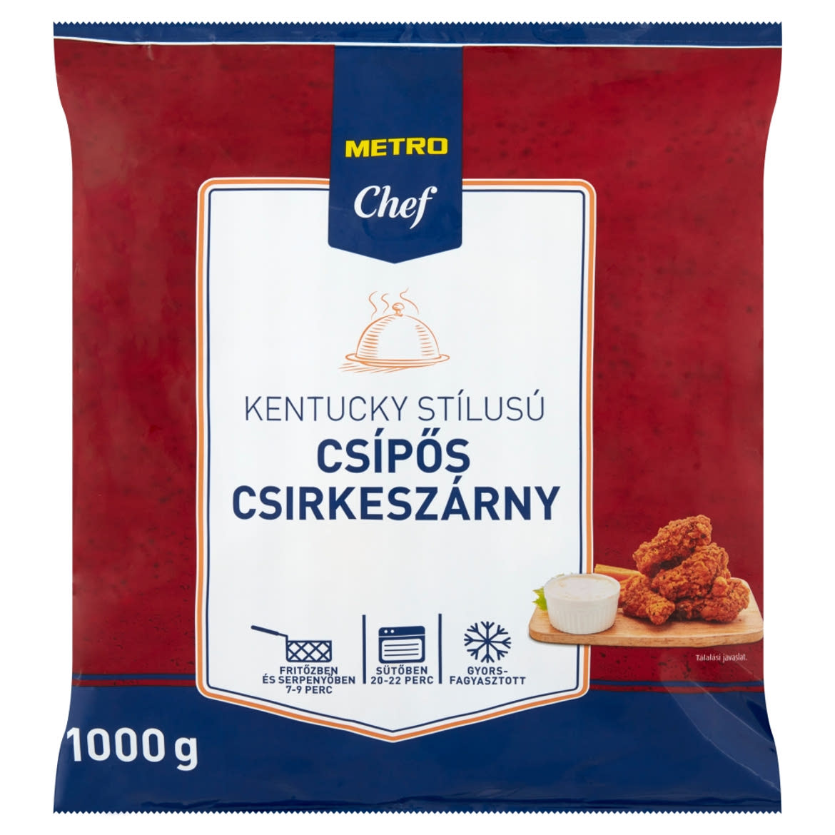 METRO Chef gyorsfagyasztott Kentucky stílusú csípős csirkeszárny