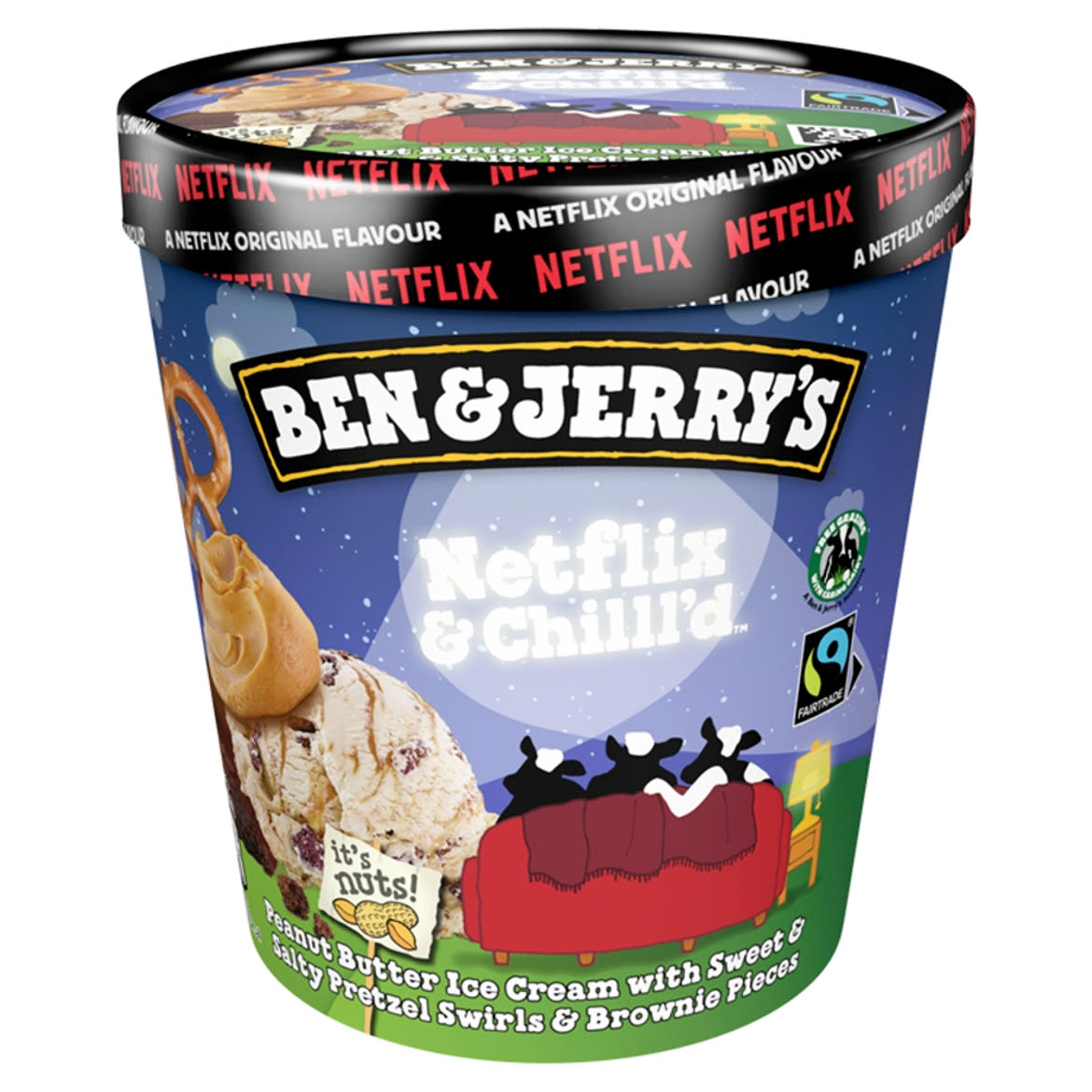 Ben & Jerry's poharas jégkrém Netflix&Chill'd 465 ml