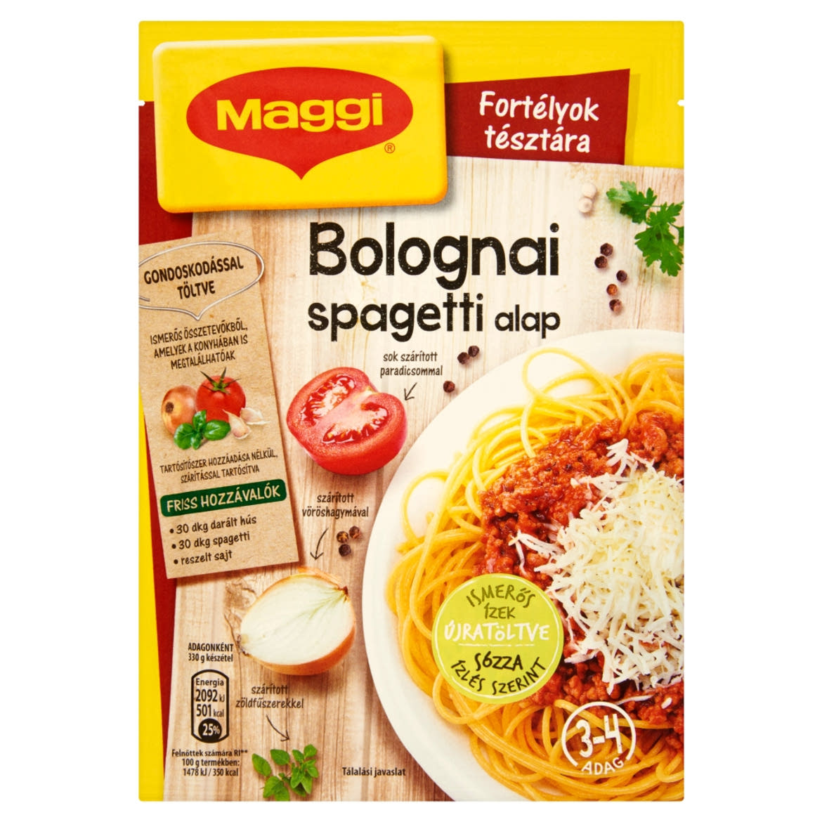 Maggi Fortélyok Bolognai spagetti alap