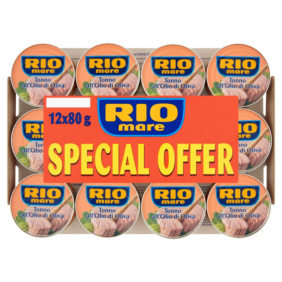 Rio Mare tonhaldarab olívaolajban 12 x