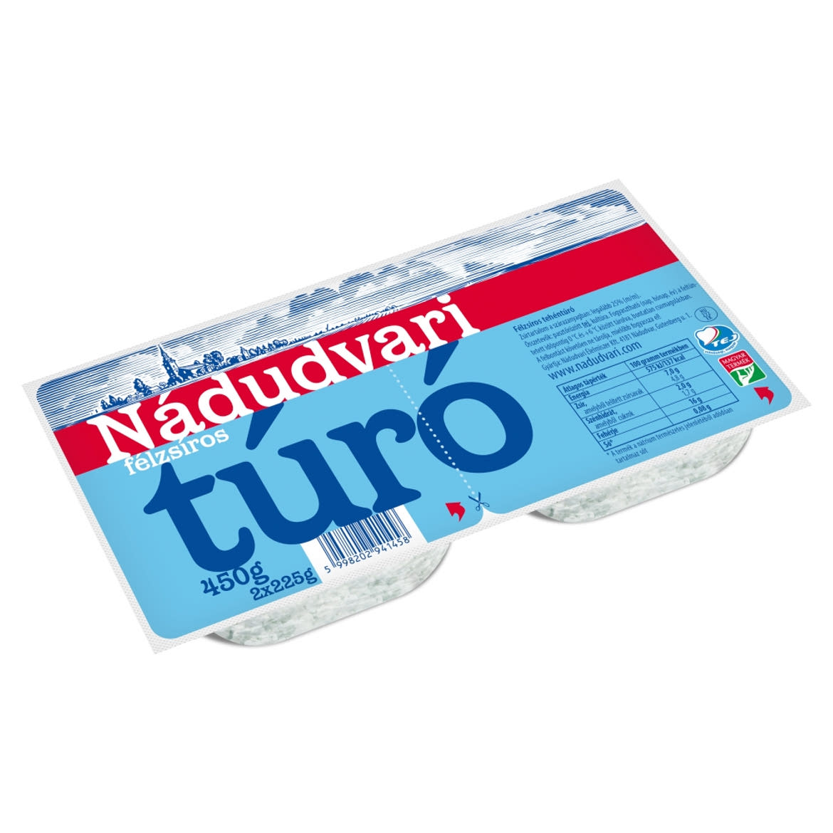 Nádudvari félzsíros tehéntúró