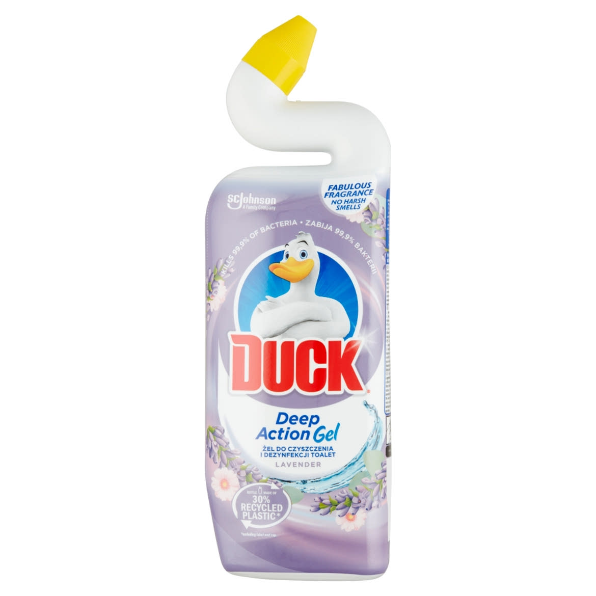 Duck Deep Action Gel WC-tisztító fertőtlenítő gél levendula illattal
