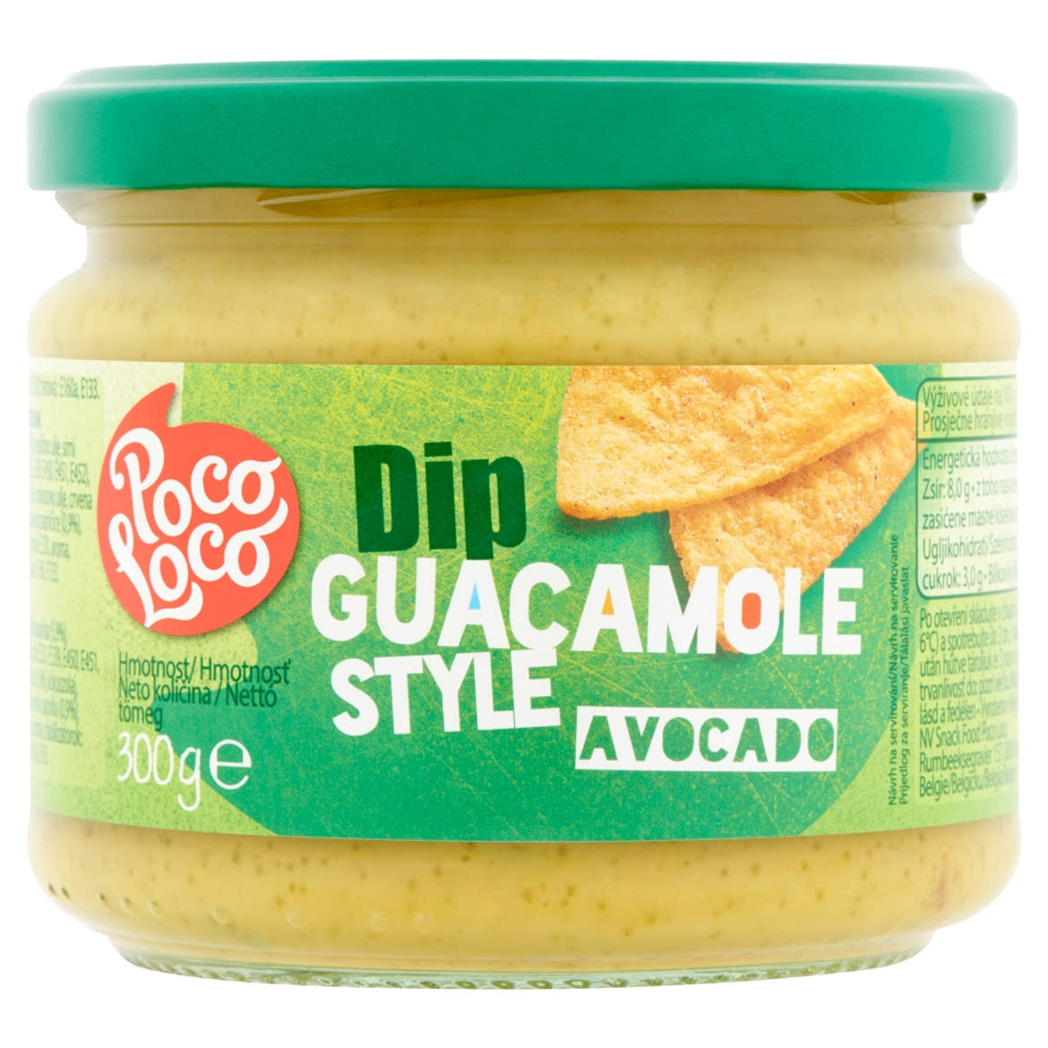 Poco Loco Guacamole Style avokádó ízű mártogató szósz 300 g