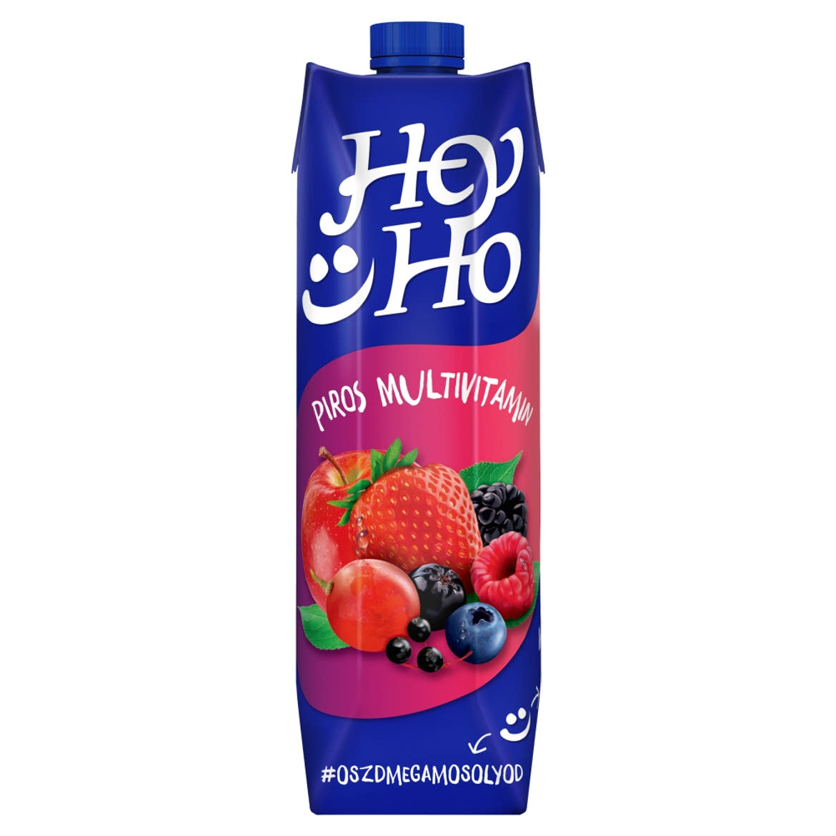 Hey-Ho Piros Multivitamin vegyes gyümölcsital cukorral, édesítőszerrel és 7 vitaminnal