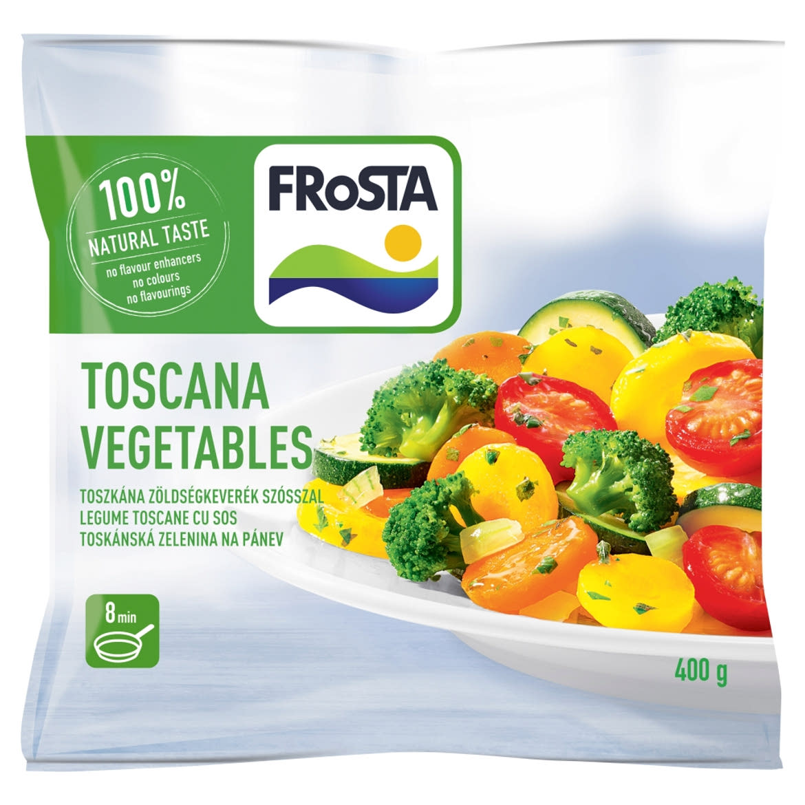 FRoSTA gyorsfagyasztott toszkána zöldségkeverék szósszal