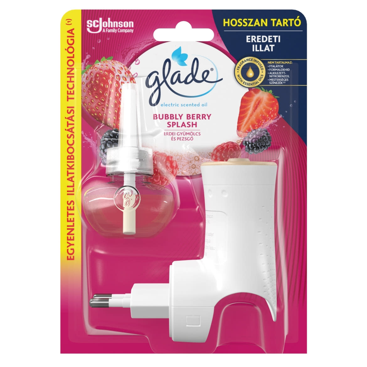 Glade Bubbly Berry Splash elektromos légfrissítő készülék