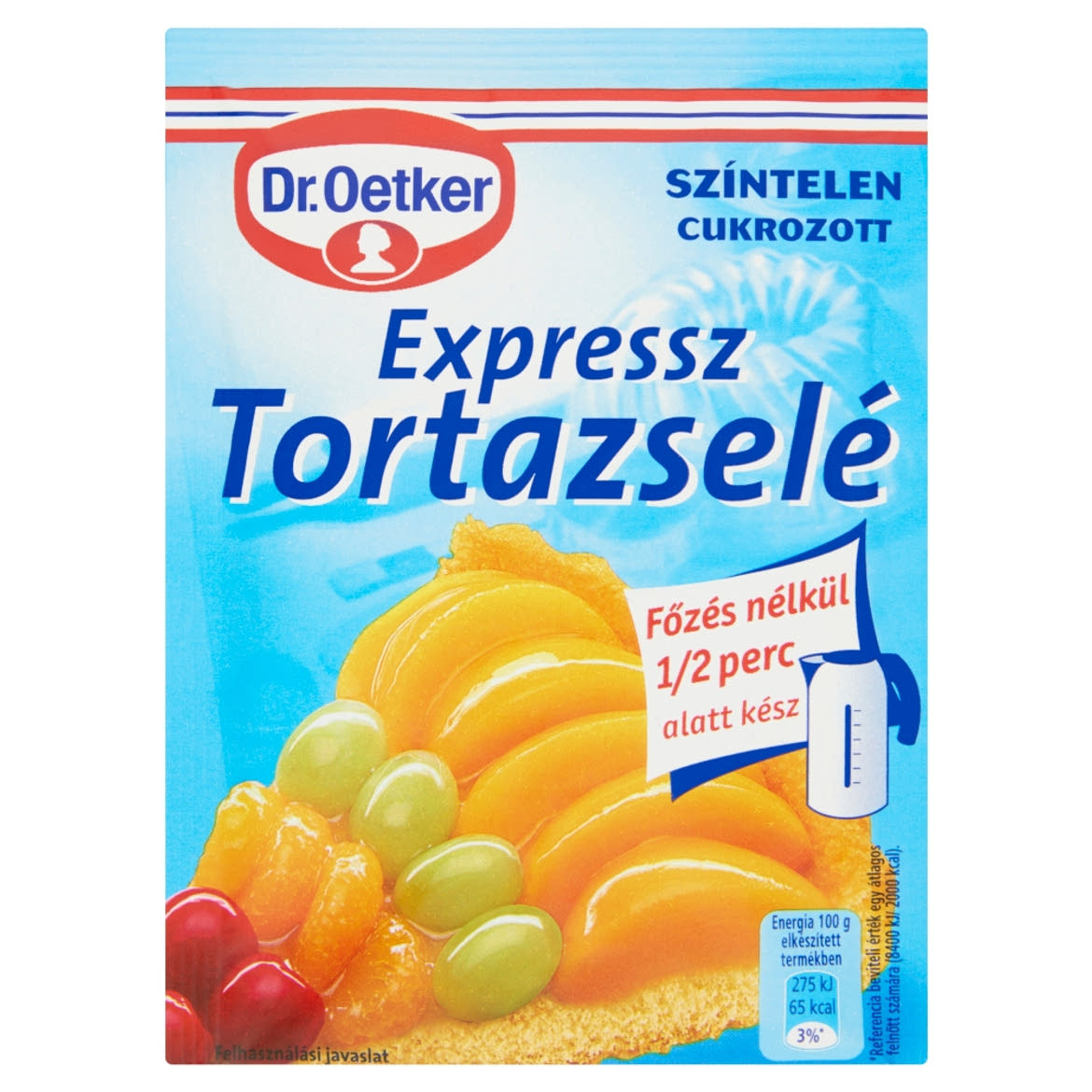 Dr. Oetker Expressz Tortazselé színtelen, cukrozott