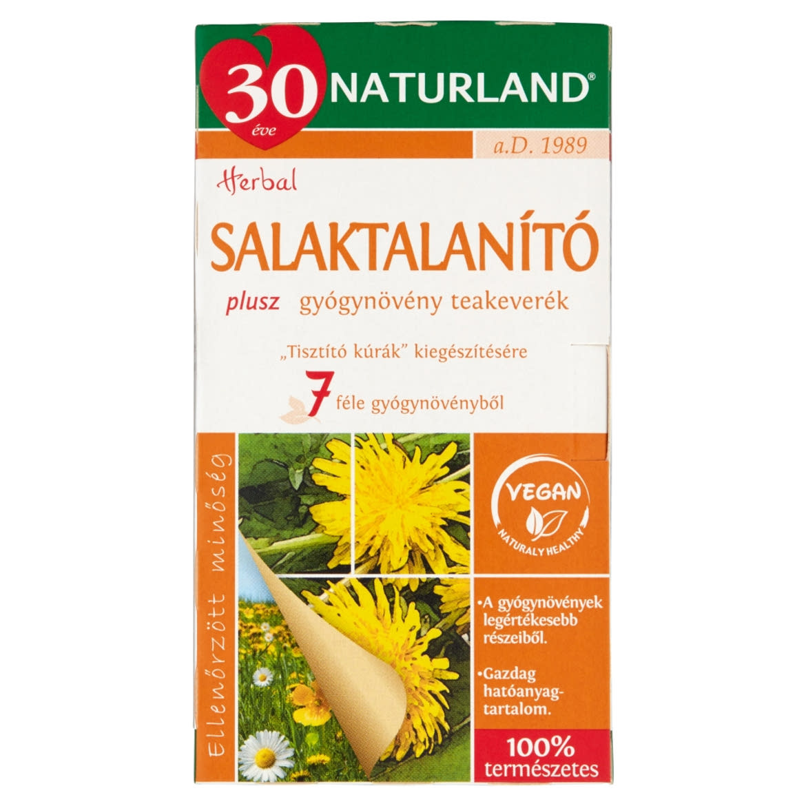 Naturland Herbal salaktalanító plusz gyógynövény teakeverék