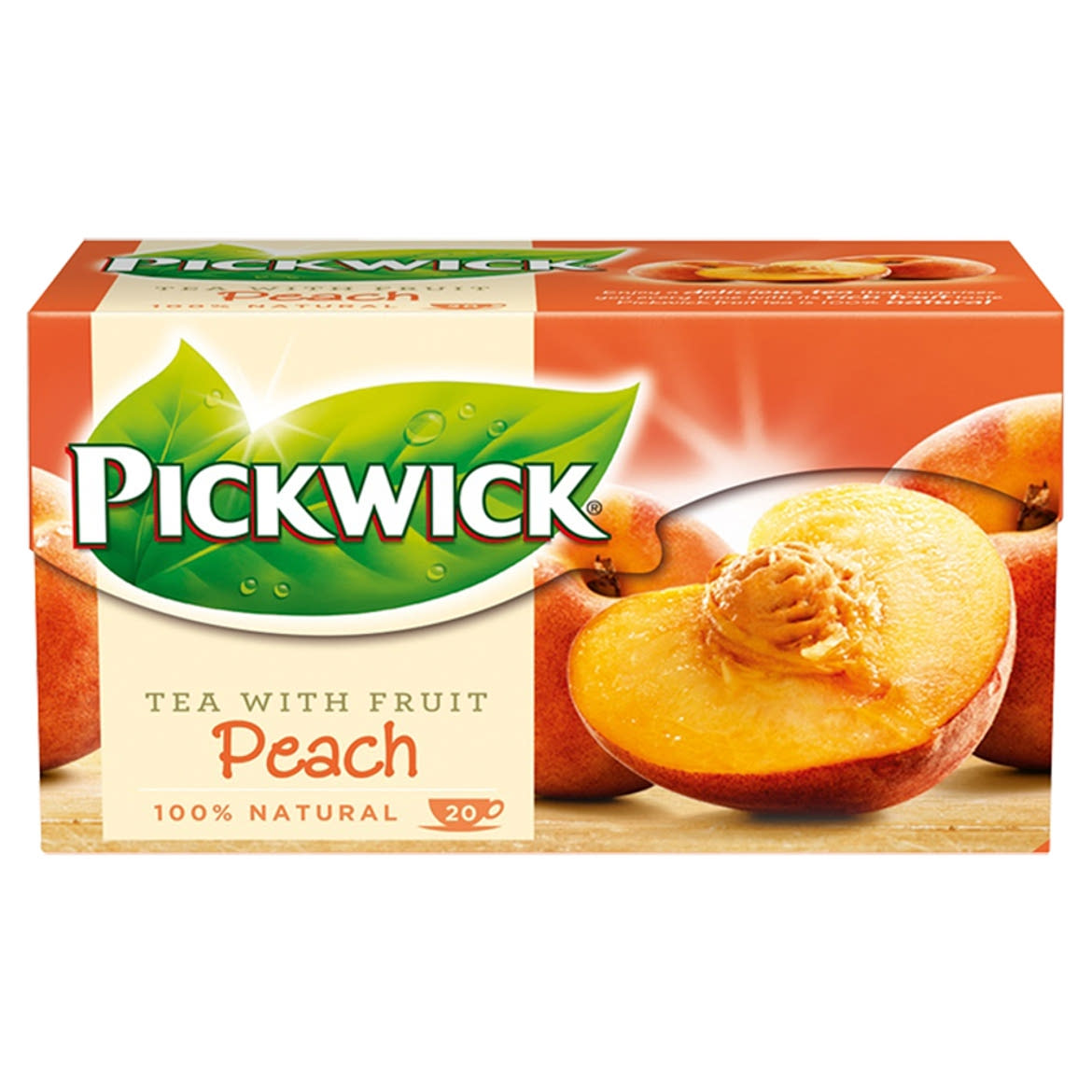 Pickwick őszibarackízű fekete tea