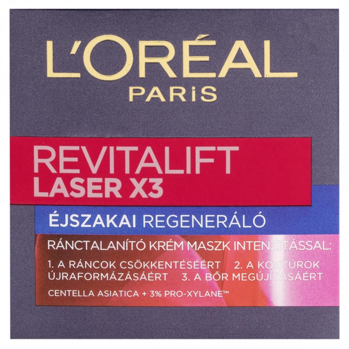 ĽOréal Paris revitalift Laser X3 éjszakai krém-maszk