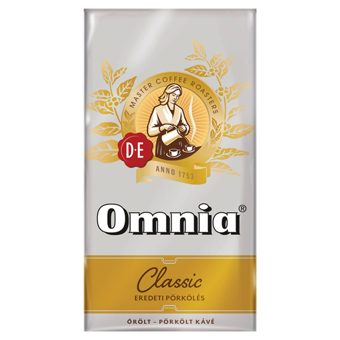 Douwe Egberts Omnia Classic eredeti pörkölésű őrölt pörkölt kávé