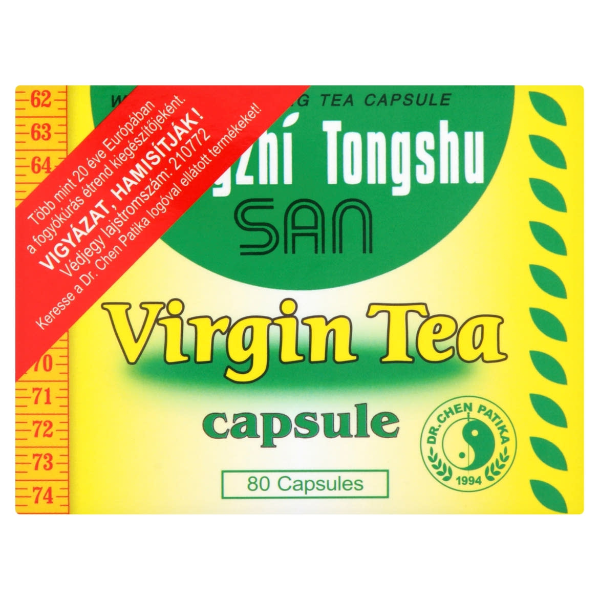 Dr. Chen Patika Jiangzhi Tongshu San szűztea étrend-kiegészítő kapszula