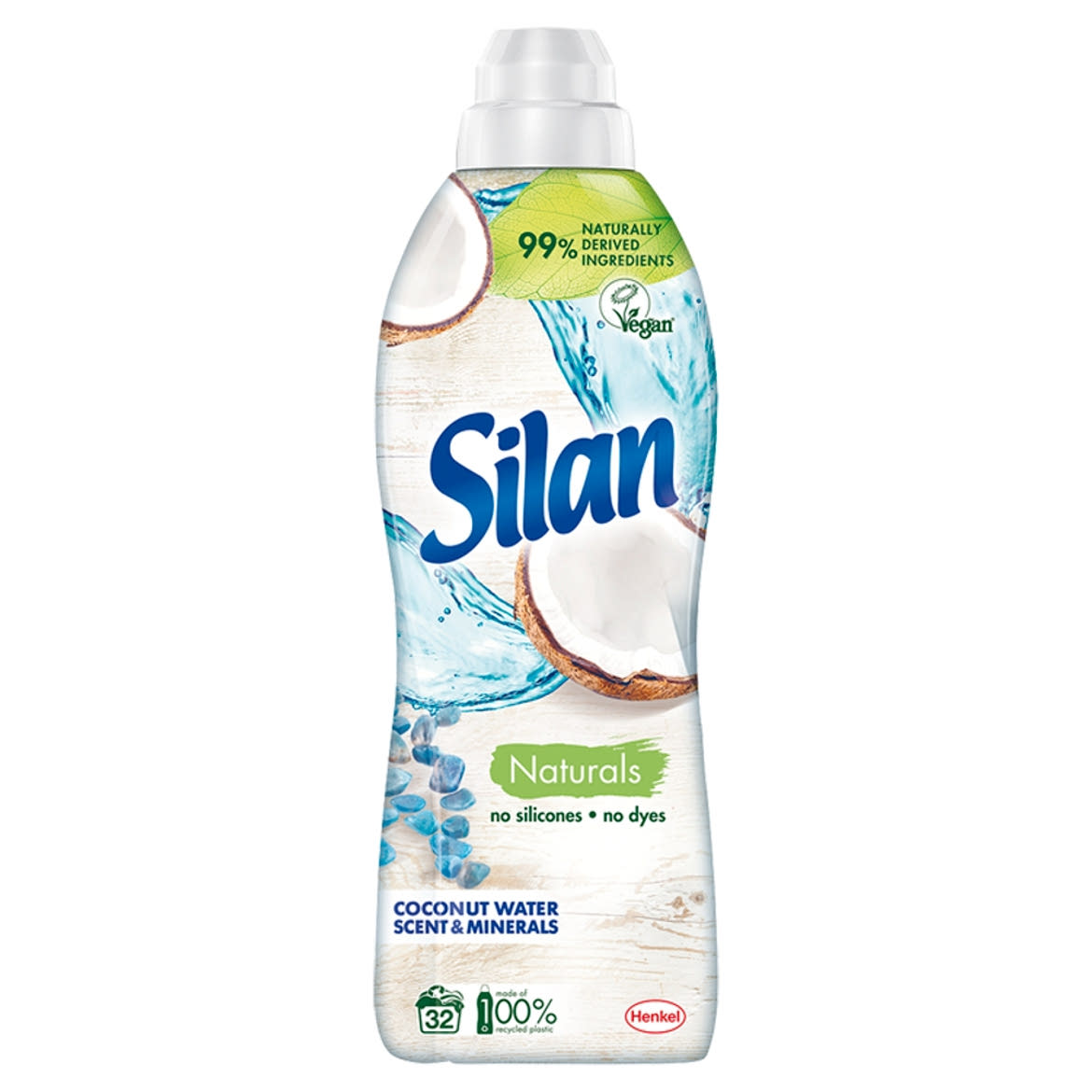 Silan Naturals Coconut Water Scent & Minerals öblítő 32 mosás