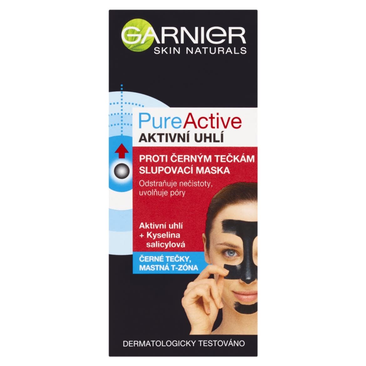 Garnier Skin Naturals Pure Active Lehúzható Maszk Mitesszerek Ellen