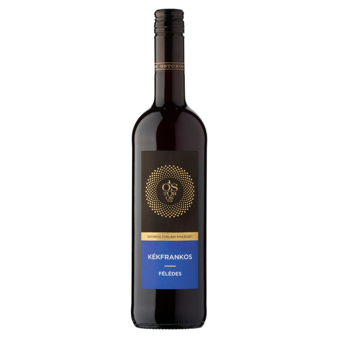 Ostorosbor Felső-Magyarországi Kékfrankos félédes vörösbor 12%