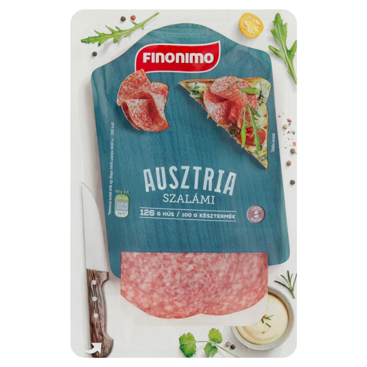 Finonimo Ausztria szeletelt szalámi