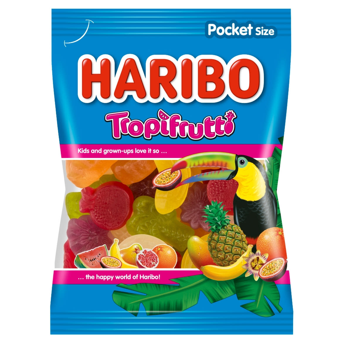 Haribo Tropifrutti gyümölcsízű gumicukorka